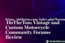 DoTheTon: Vintage and Custom Motorcycle Community Forums Review