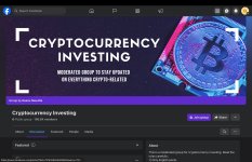 Cryptocurrency Investing Facebook Community Review