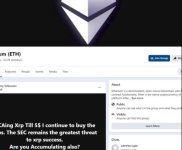 Ethereum (ETH) Facebook Community  Review