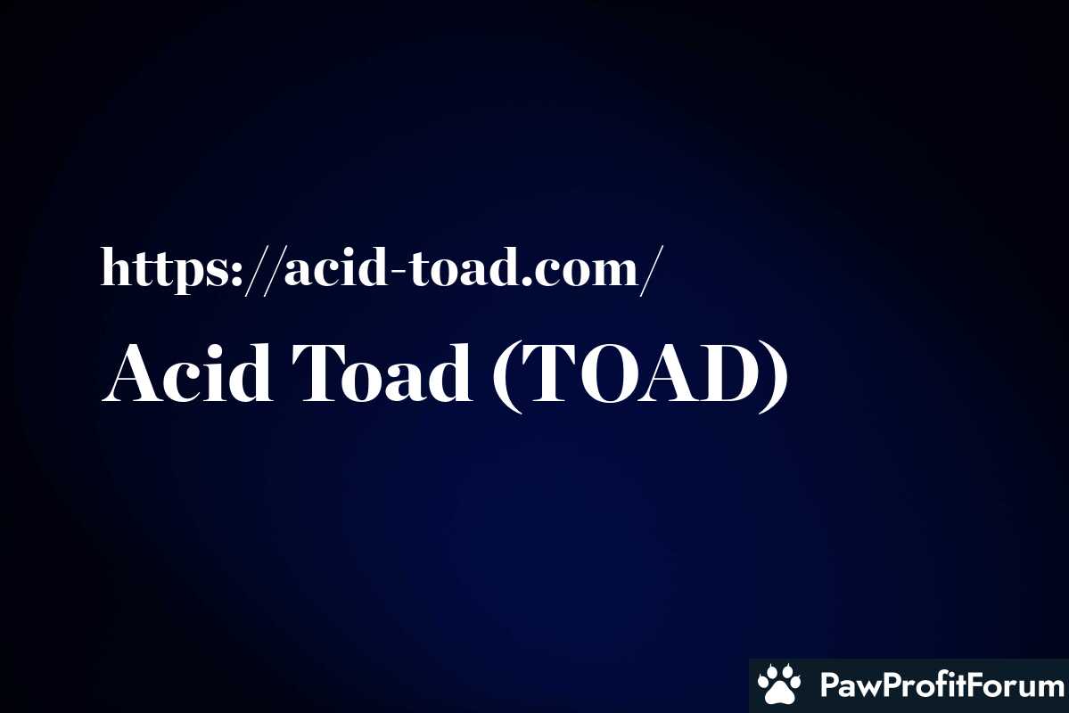 Acid Toad (TOAD)